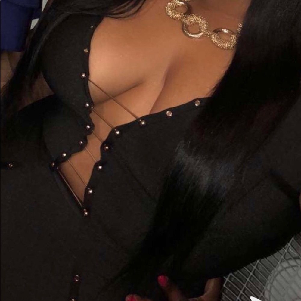 Black bandage dress